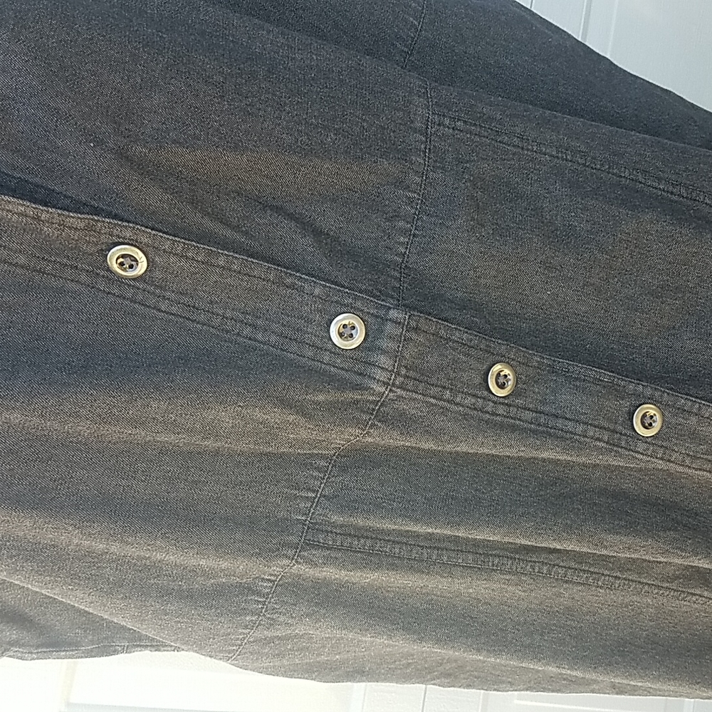 Jumper button down drawstring back - Picture 2 of 6